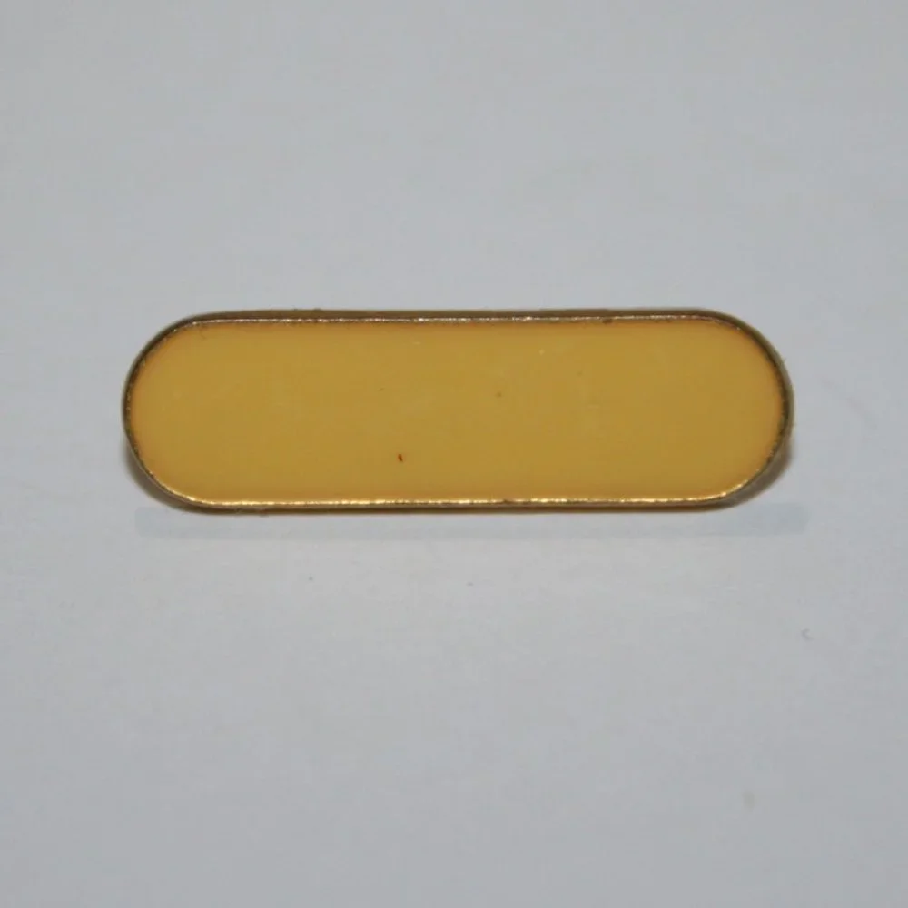 🤍✨ Vintage Gold + Cream Tie Pin / Brooch · ⅞
